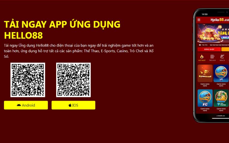 Tải app Hello88 ngay hôm nay!